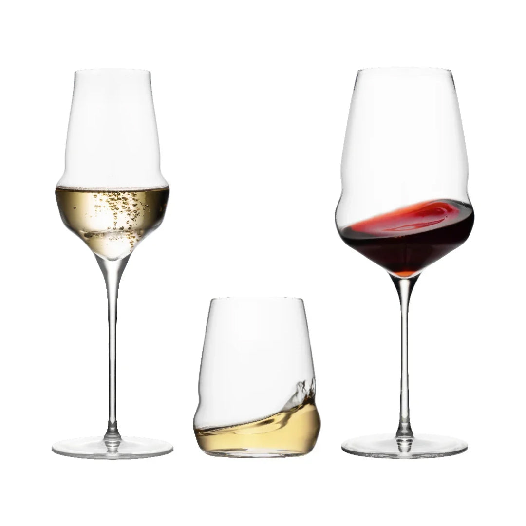 Essentials Stölzle #2 Copas Cocoon Red Wine + Copas Champagne + Vasos White Wine x12 Unidades