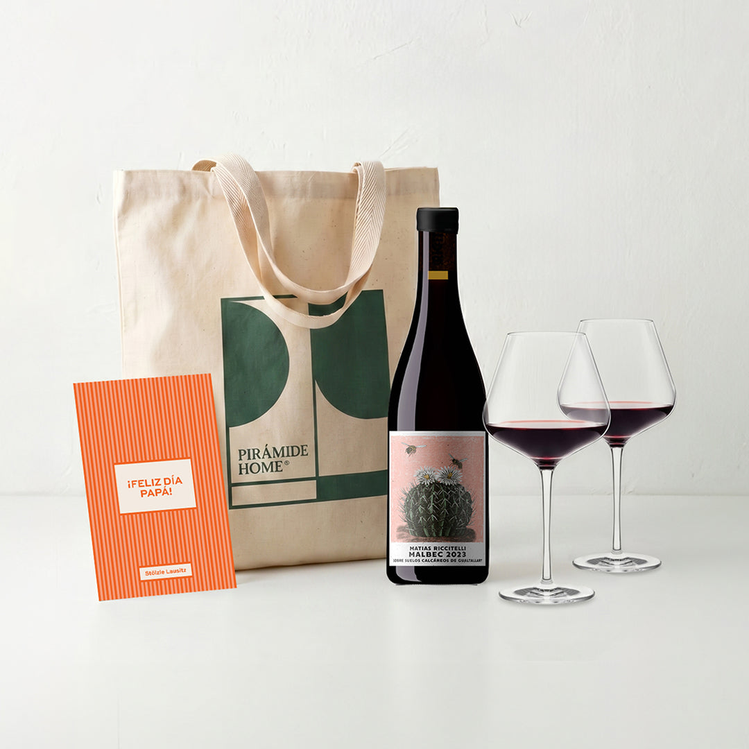 Kit Amantes del Vino Stölzle Lausitz x Matias Riccitelli Malbec