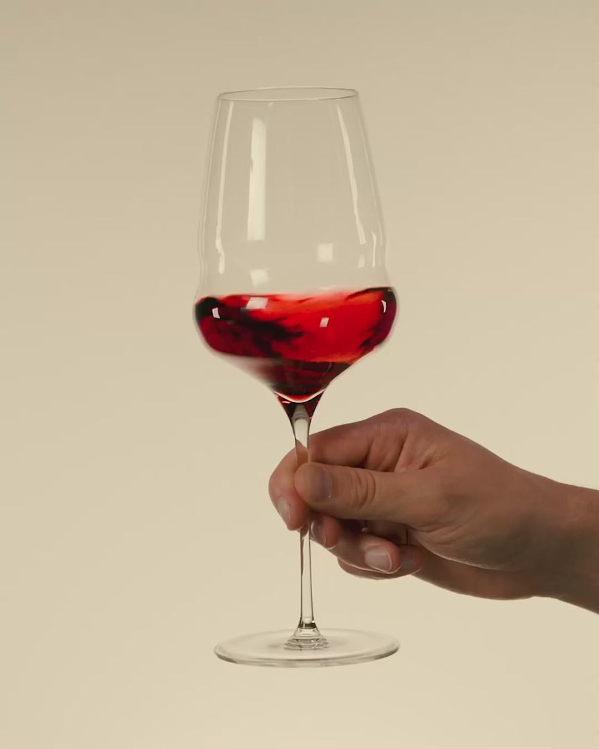 Copas Cocoon Burgundy Cristal Stolzle x6 Unidades