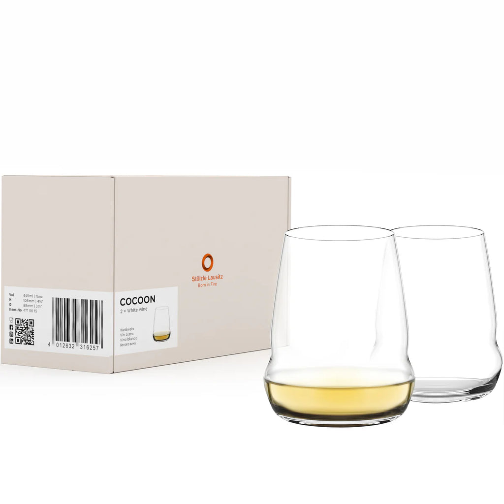 PRE-VENTA Vasos Cocoon White Wine Tumbler Cristal Stolzle x2 Unidades